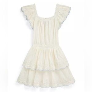 Polo by Ralph Lauren Cream Kids Dress